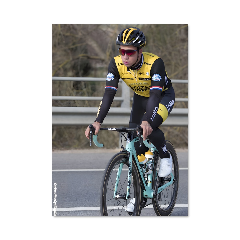 Poster Sur la Route avec Dylan – affiche Cyclisme